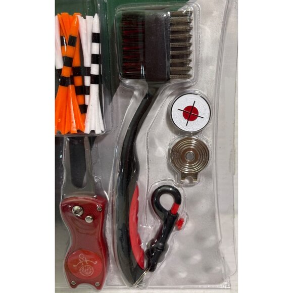 World Of Golf Premium Accessory Pack Divot Club Brush Marker Polymer Golf Tees - Picture 4 of 6